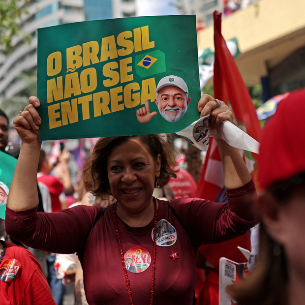 Simpatizantes de Lula en Brasil