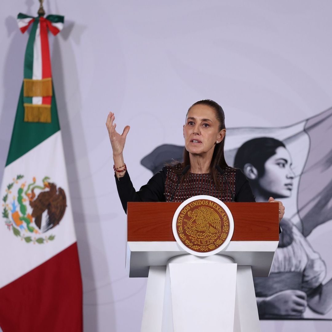 Claudia Sheinbaum en la conferencia mañanera de hoy, 18 de agosto 2026