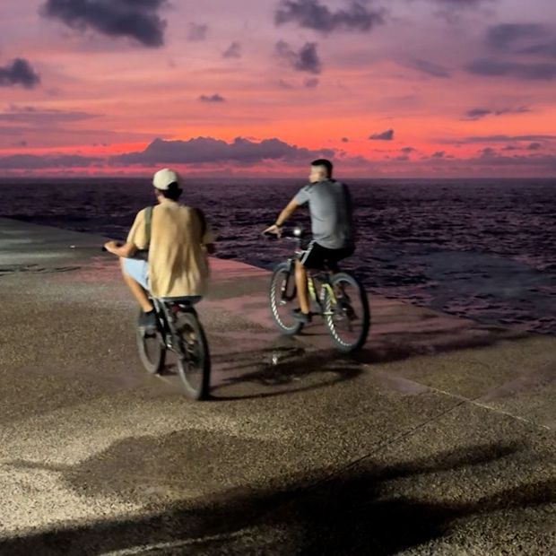 paisaje nocturno Vallarta