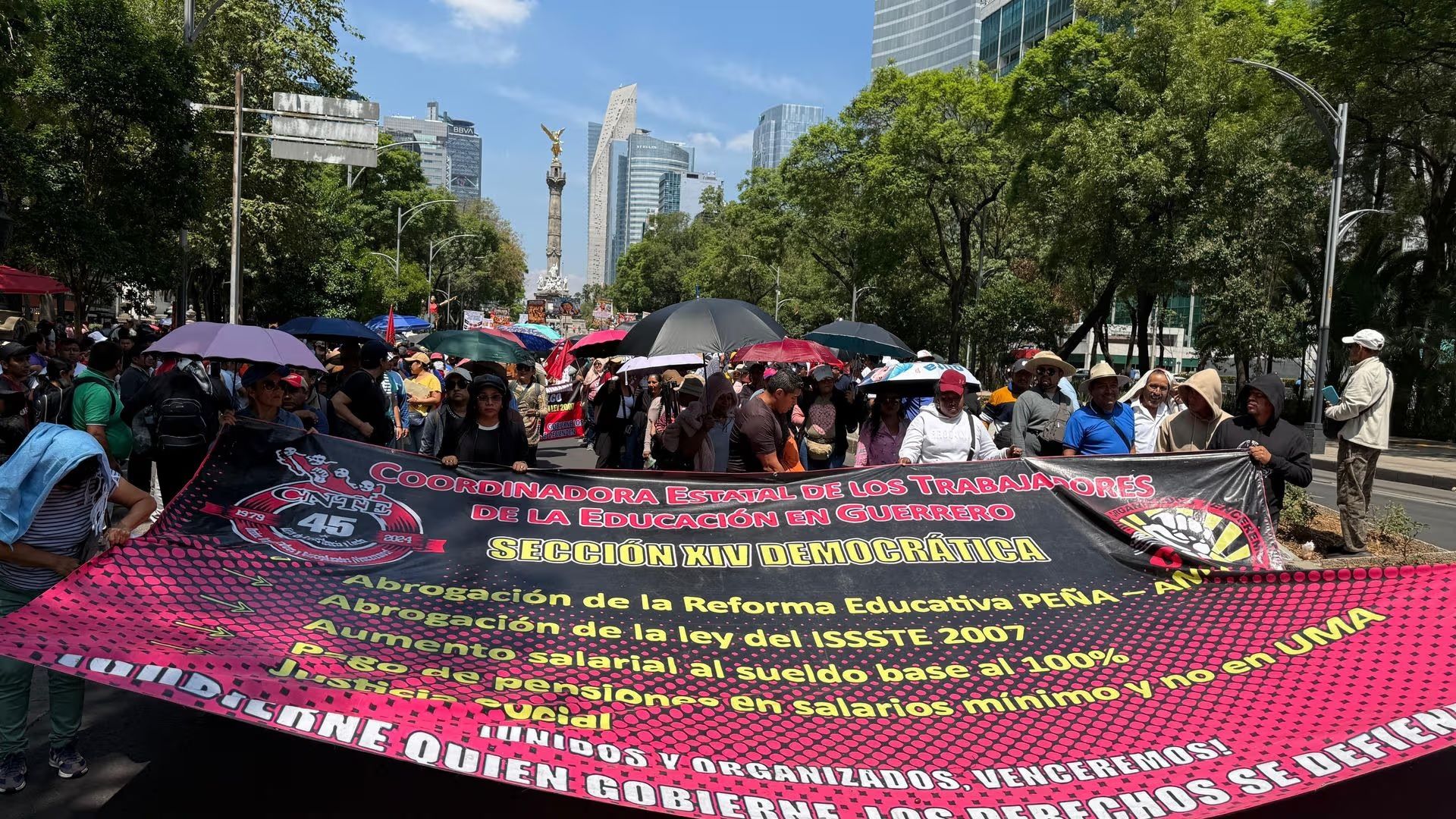 Maestros CNTE Marcha CDMX 2026