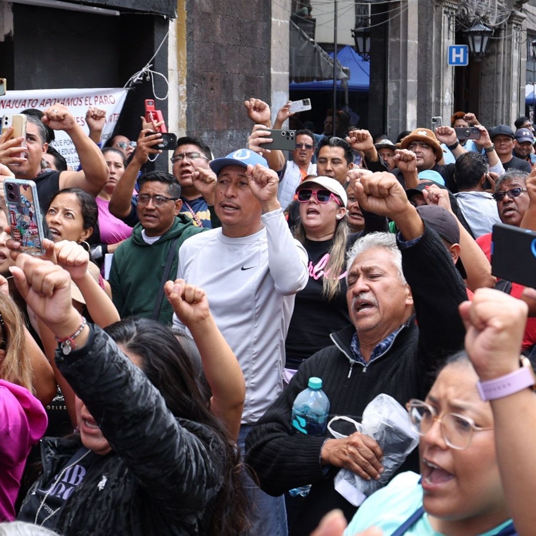 CNTE al finalizar paro de 20 días en junio 2026, en Ciudad de México. Foto: Cuartoscuro | archivo