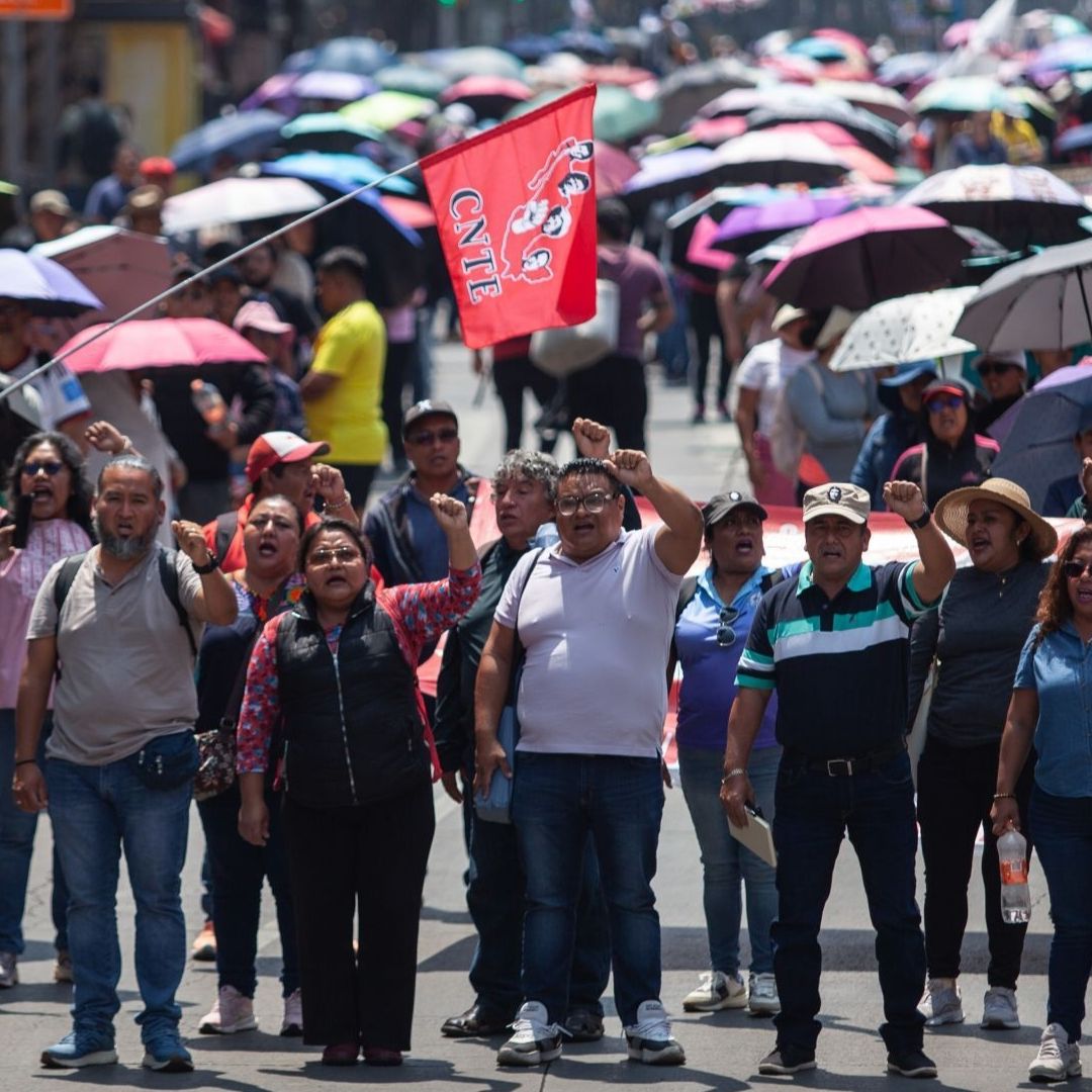 CNTE abandona mesa de diálogo con SEGOB