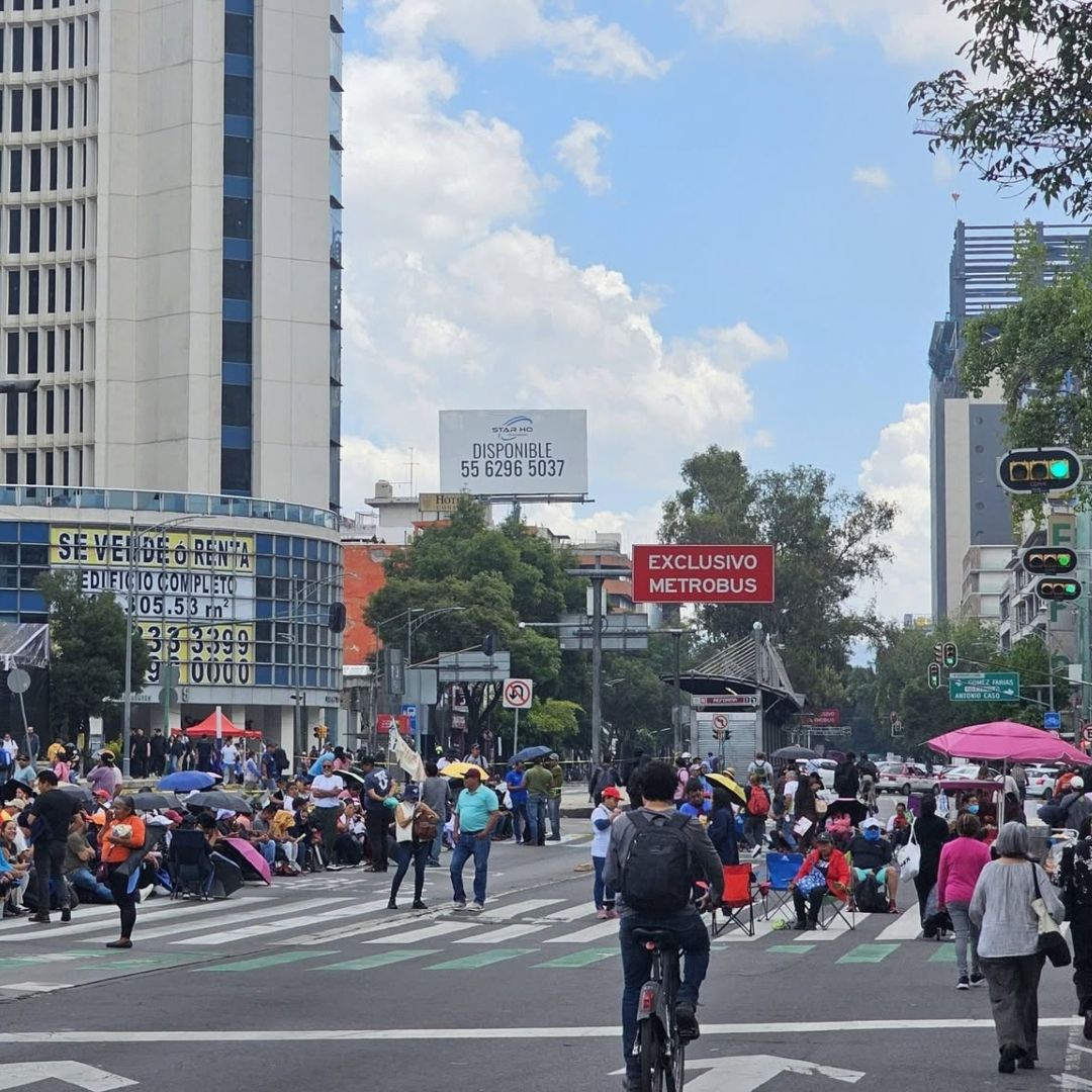 La CNTE planea mover su plantón hacía Paseo de la Reforma