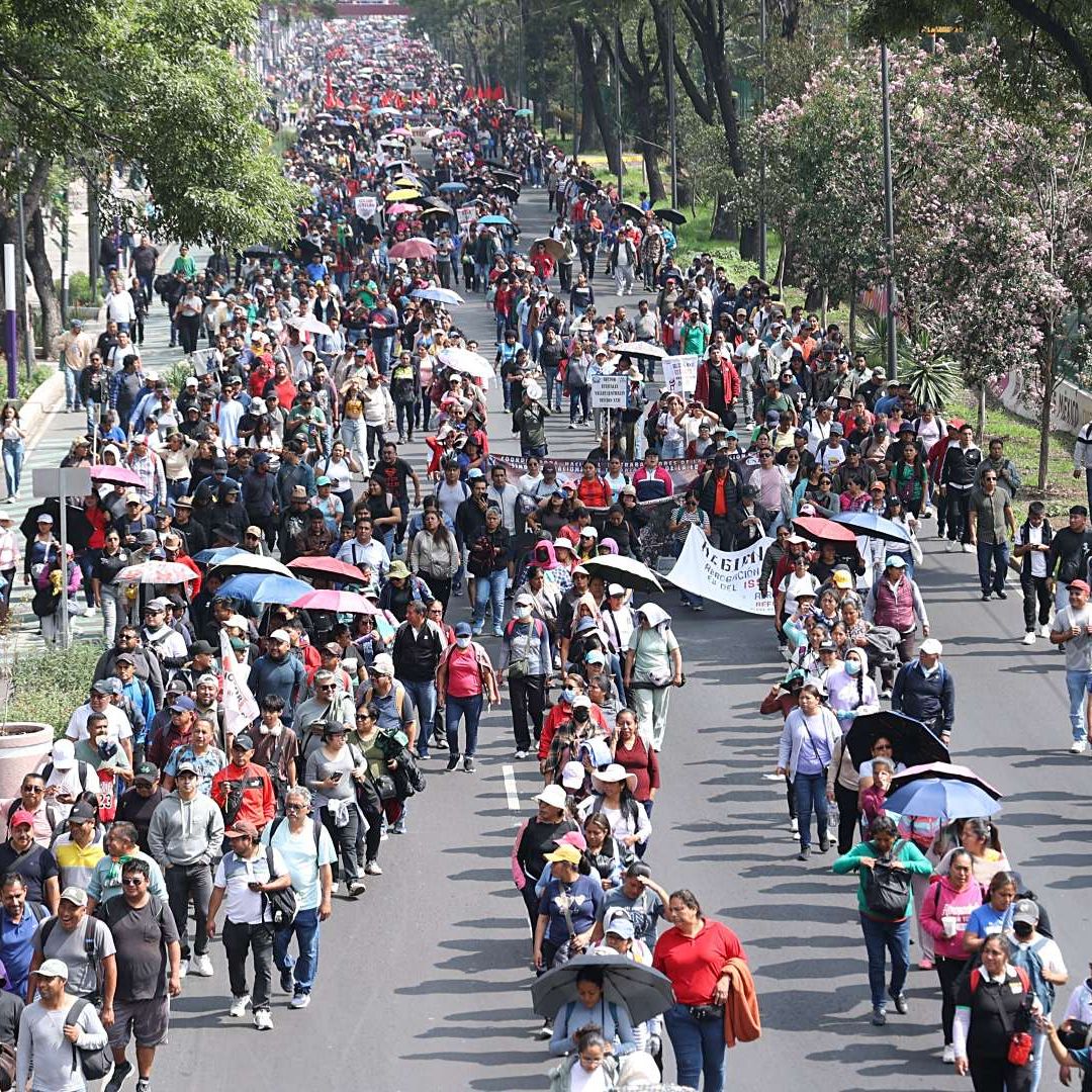 Protesta de la CNTE en CDMX el 11 de junio de 2026. Foto: Cuartoscuro