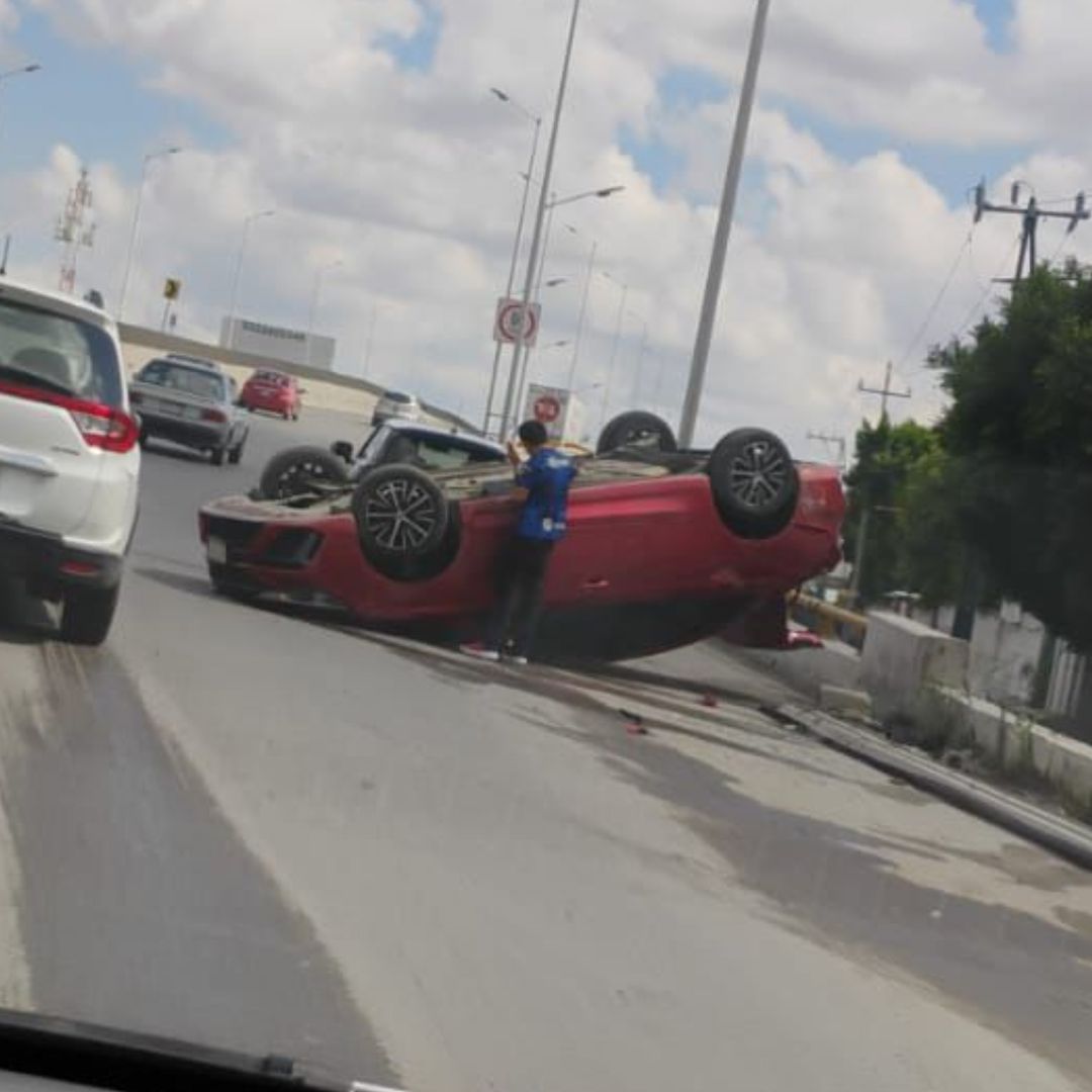 No reportaron lesionados por el accidente.