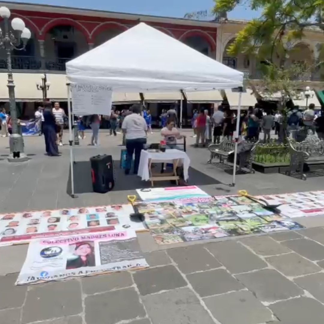 Durante el fin de semana instalaron un módulo en el parque 21 de Mayo de Córdoba para recibir donaciones y fortalecer sus labores en campo