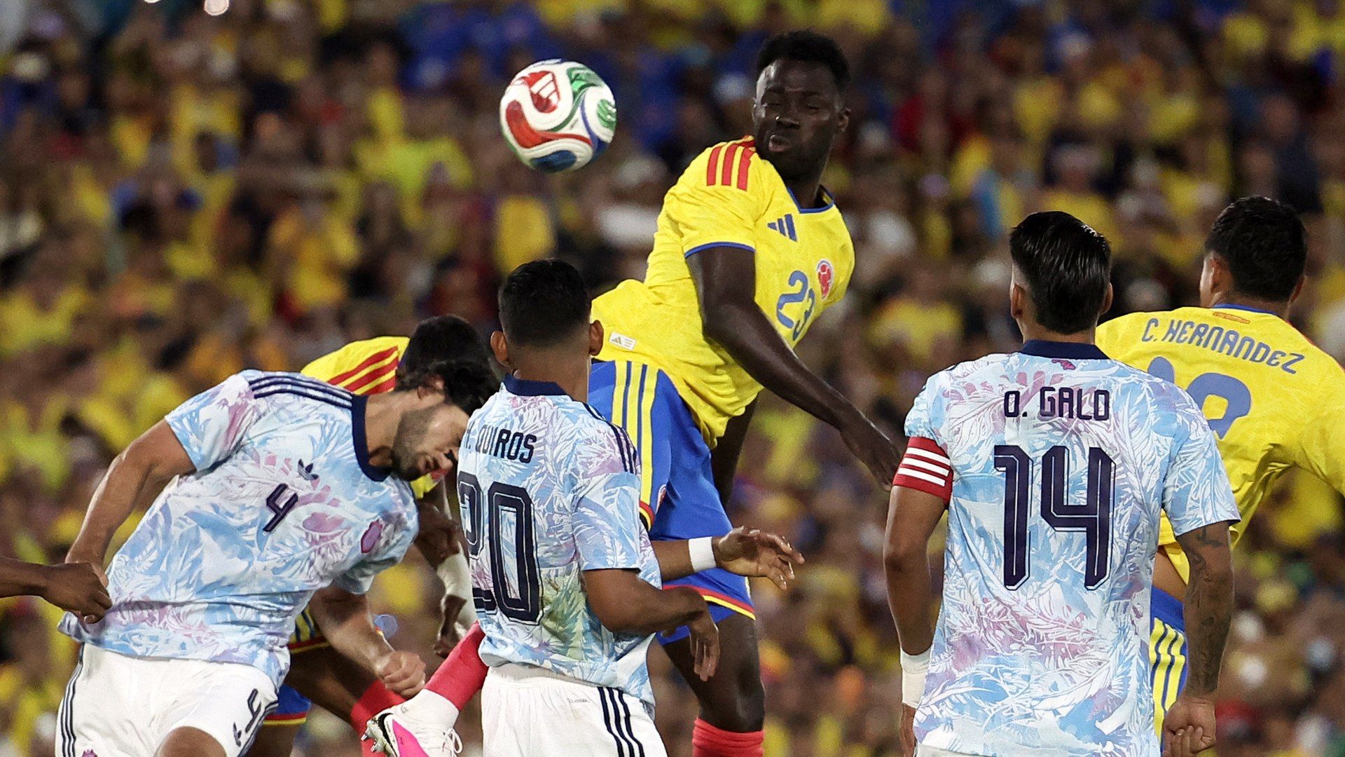 Colombia dio muestras de buen futbol en el partido contra Costa Rica.