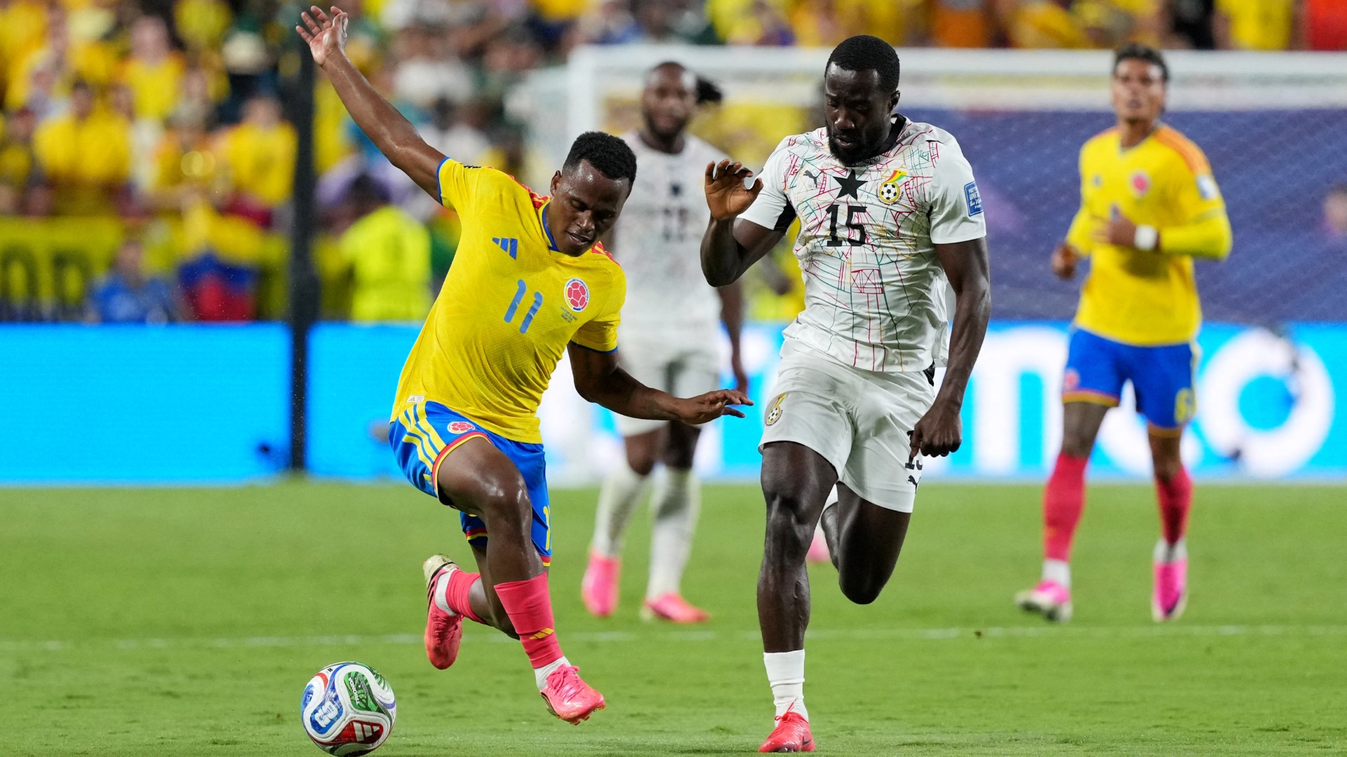 La selección de Colombia se enfrentó a Ghana en 16avos del Mundial 2026