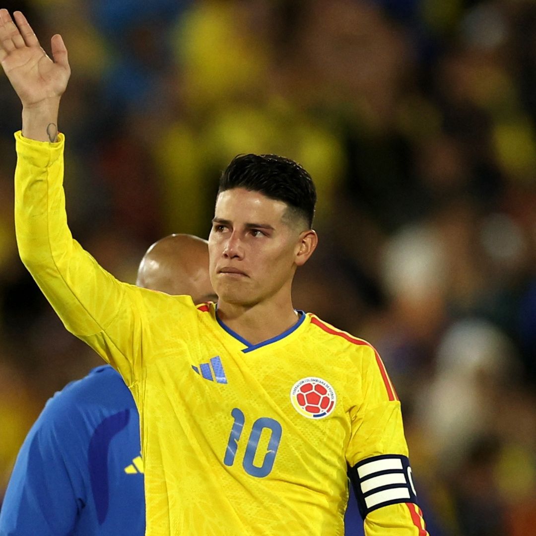 James Rodríguez jugará su tercera Copa del Mundo con Coolombia.