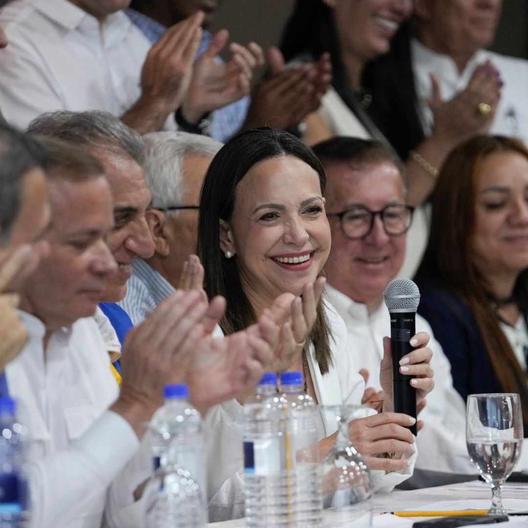 Machado irá por la presidencia de Venezuela.