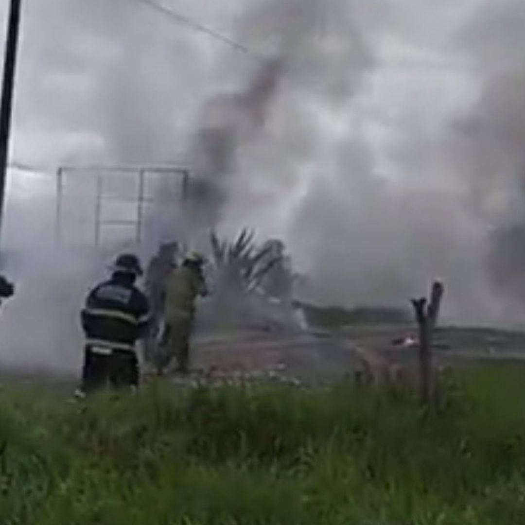 Enfrentamiento Riña Golpes Policías Activistas Conflicto Planta Reciclaje Atlangatepec Tlaxcala