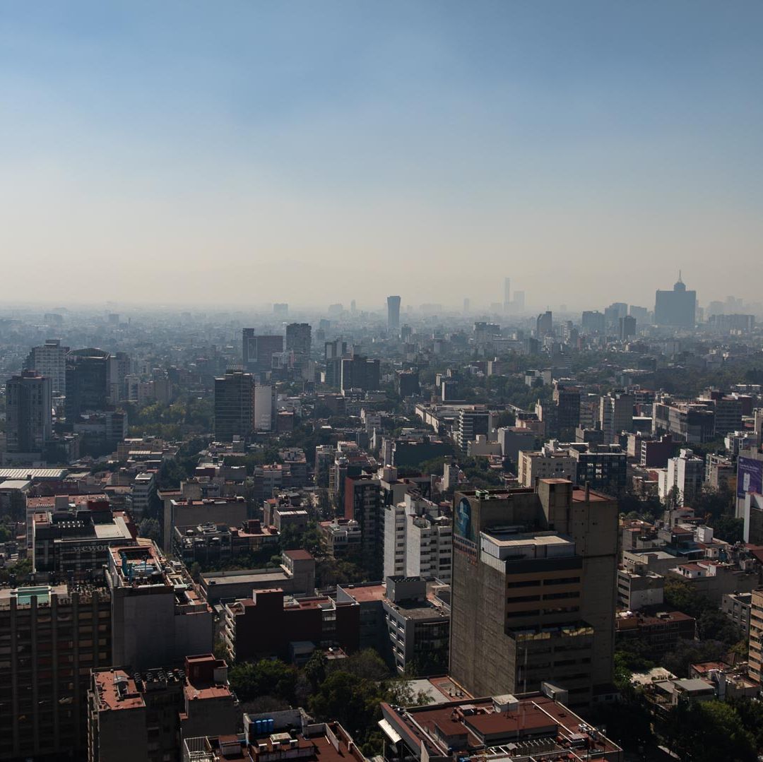 Vista panorámica de la Ciudad de México