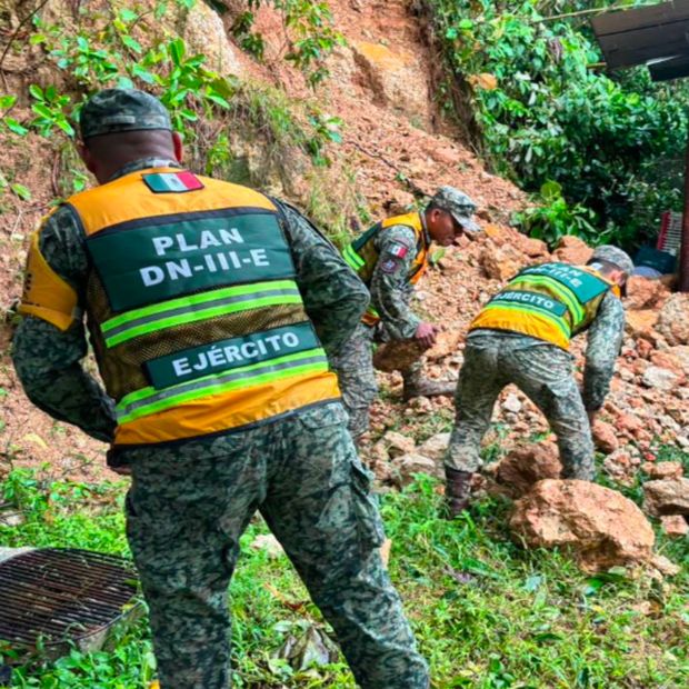 Continúa Activo el Plan DN-III-E en Veracruz por el Frente Frío Número Dos