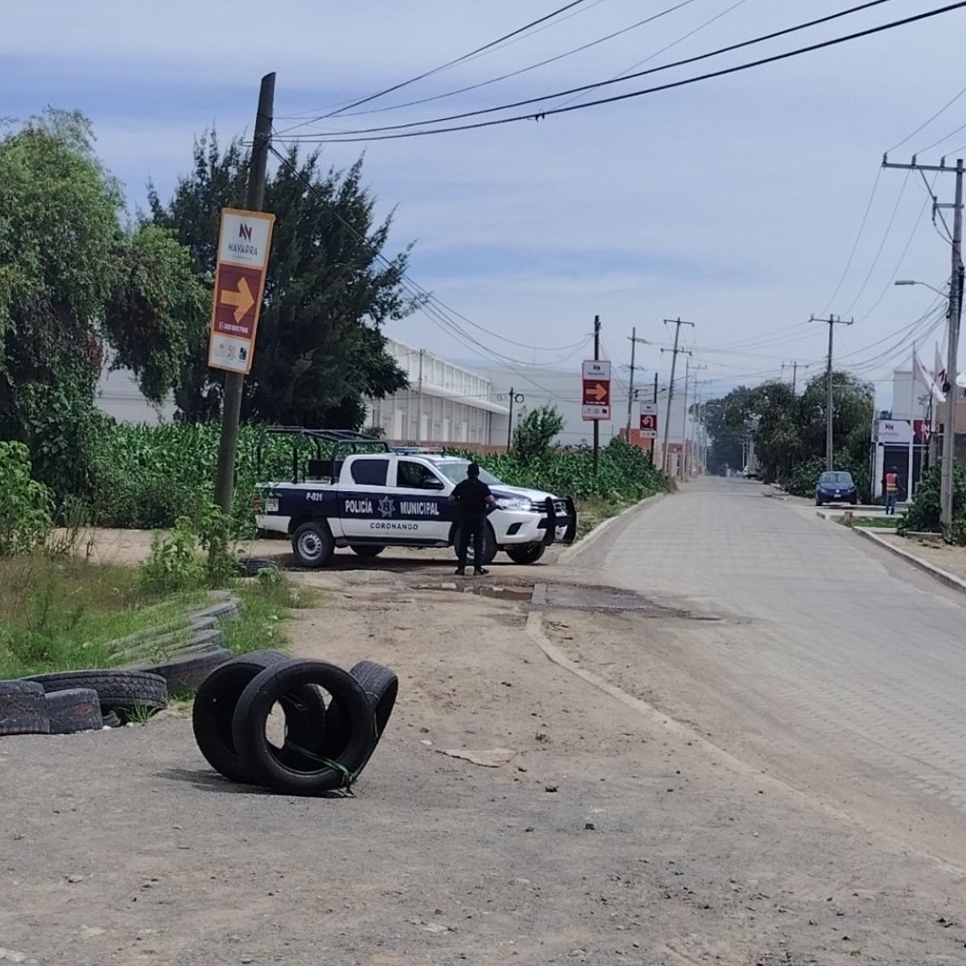 Trasciende la detención de dos personas durante la movilización.