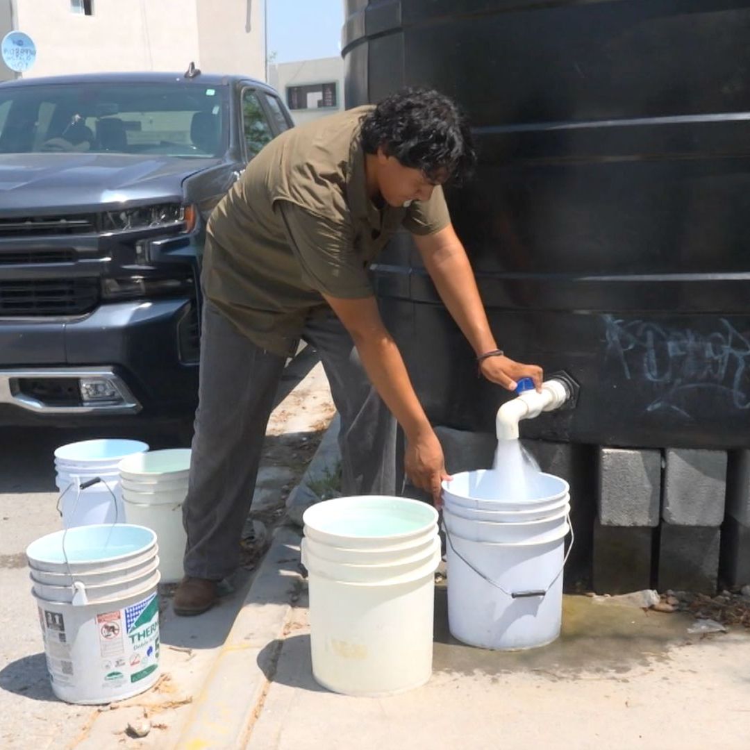Corte de agua en Escobedo