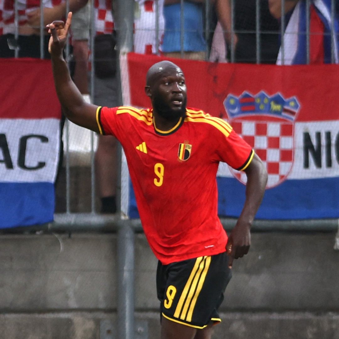 Romelu Lukaku anotó en su regreso a la Selección de Bélgica.