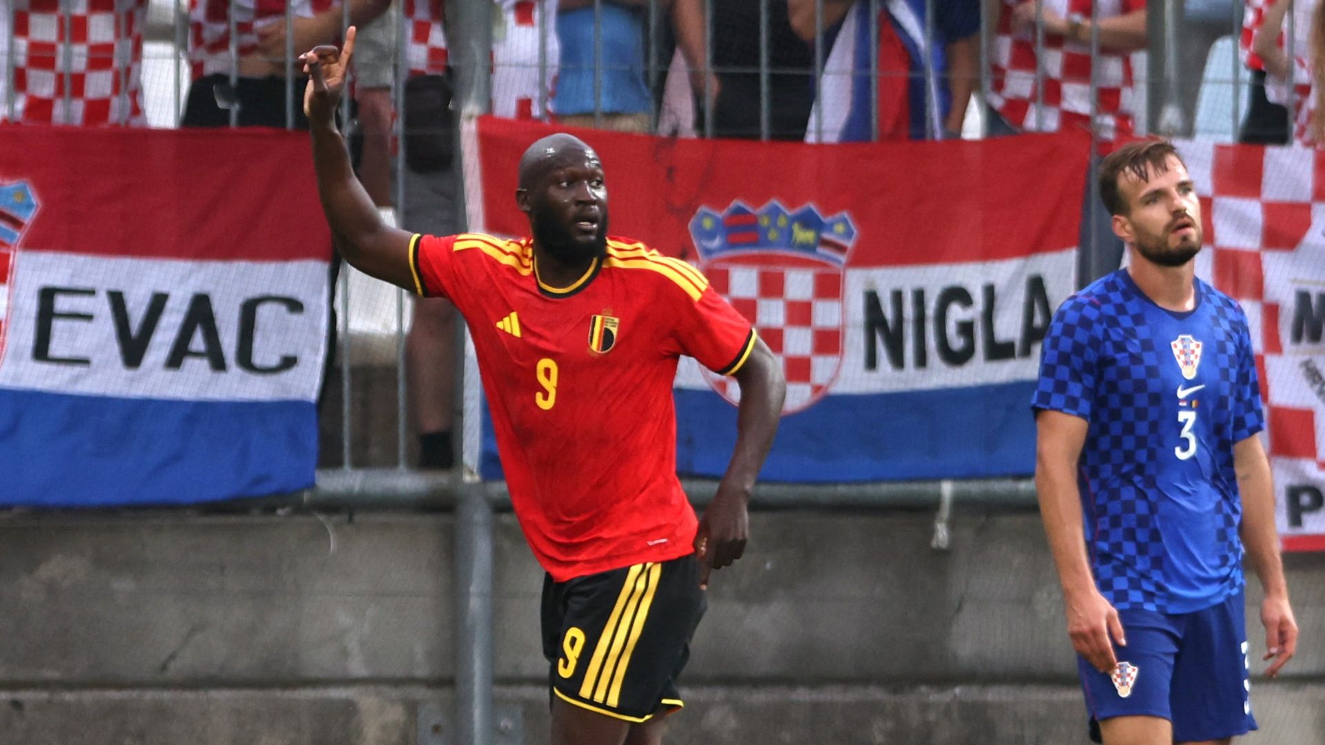 Romelu Lukaku anotó en su regreso a la Selección de Bélgica.