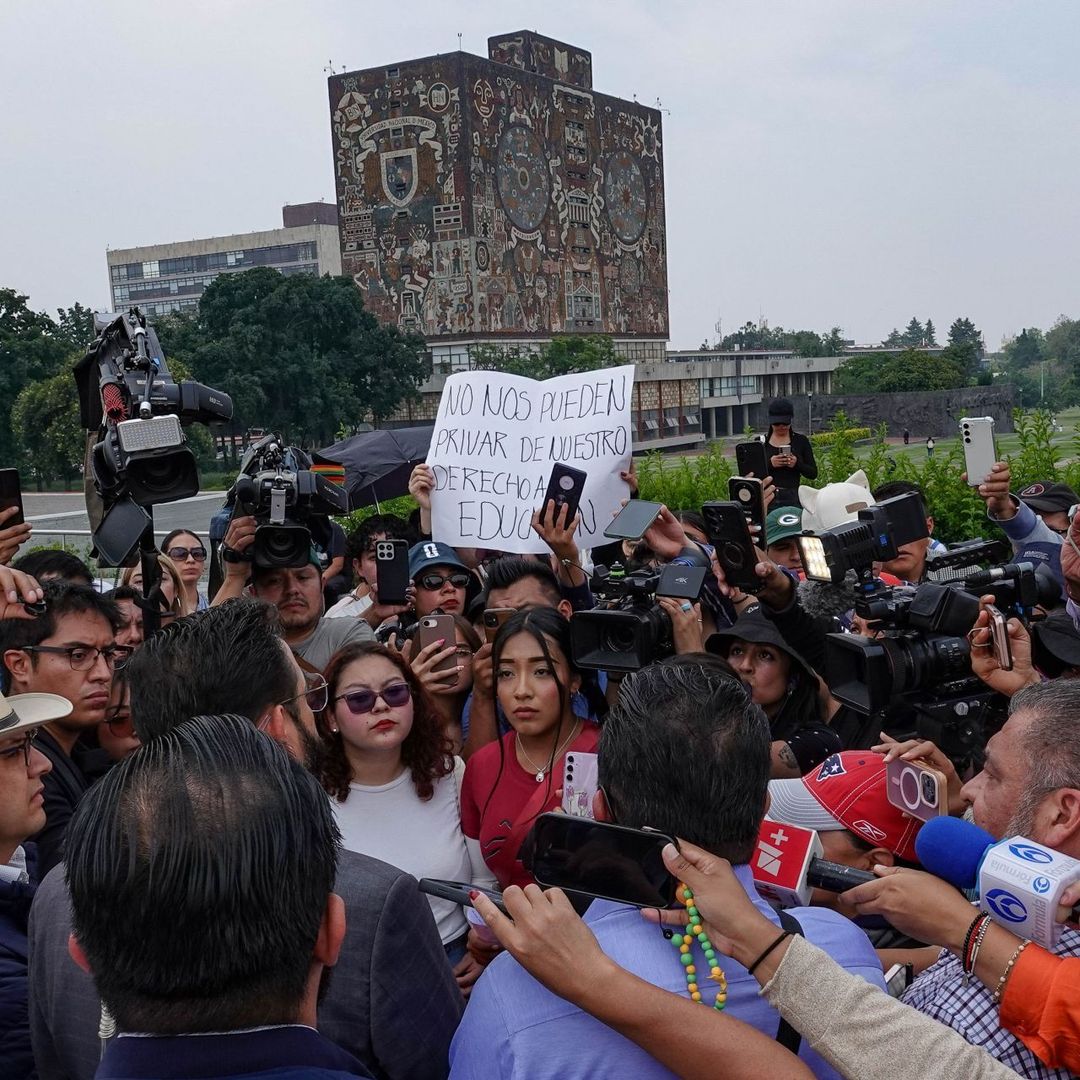 Protestas en UNAM tras controversia en examenes de ingreso a licenciatura 2026