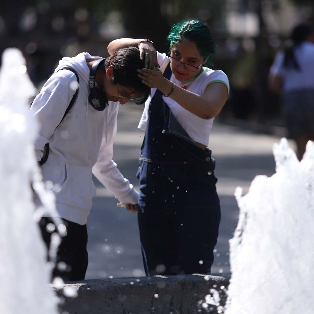 Altas temperaturas ausadas por fenpomenos como la cúpula de calor o domo de calor.