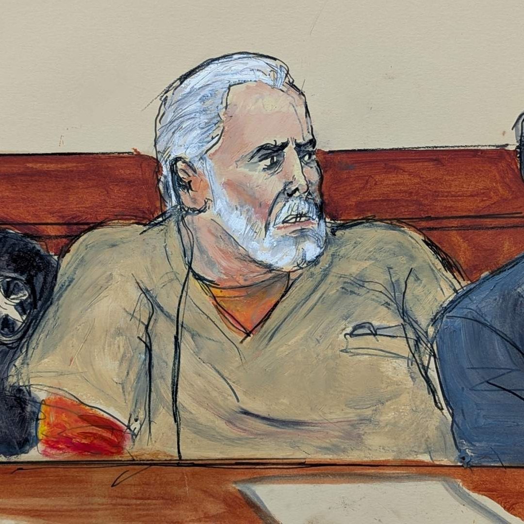 Ismael "El Mayo" Zambada (al centro) durante su sentencia en un tribunal federal en Nueva York. Foto: AP