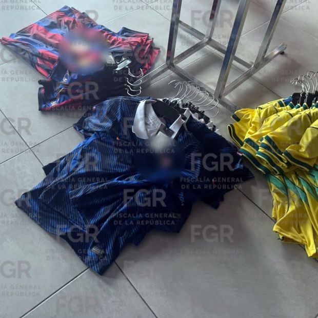 Playeras decomisadas
