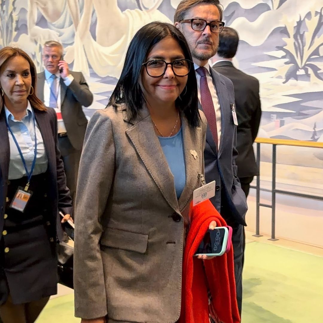 Donald Trump y Delcy Rodríguez se Reúnen por Primera Vez en Nueva York