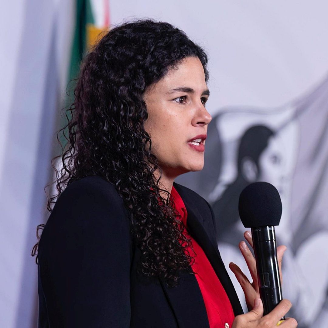 Luisa María Alcalde en conferencia de prensa mañanera en Palacio Nacional el 4 de agosto 2026. Foto: Presidencia de la República