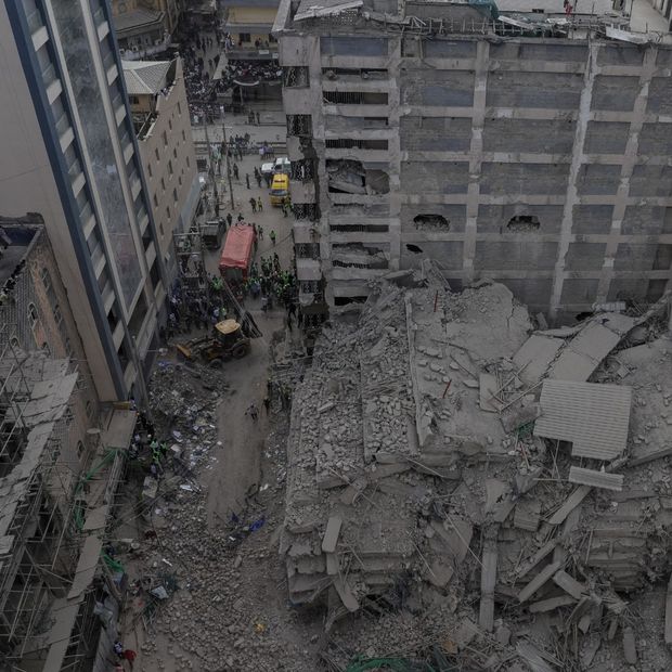 Derrumbe de edificio en Nairobi