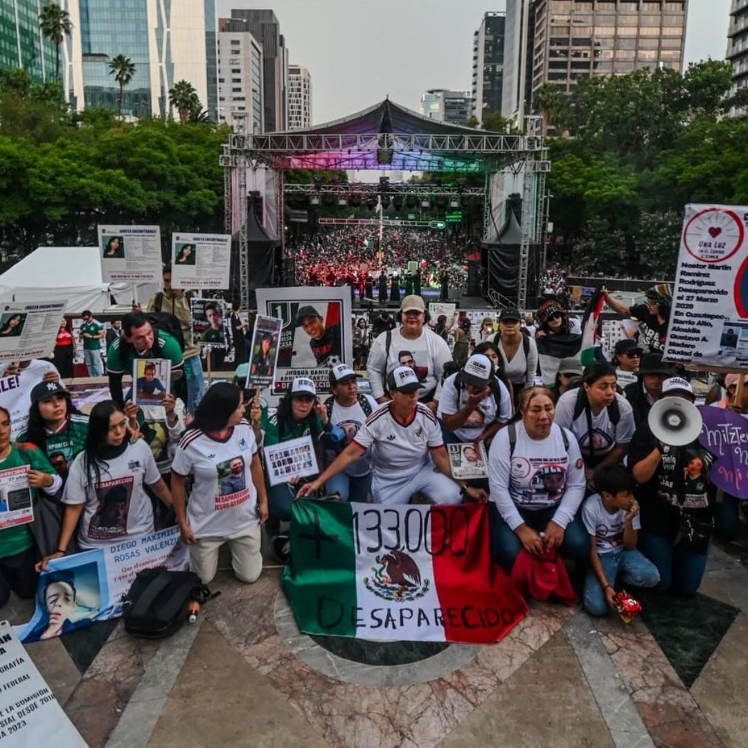 Familias buscadoras en la Ciudad de México. Foto: N+