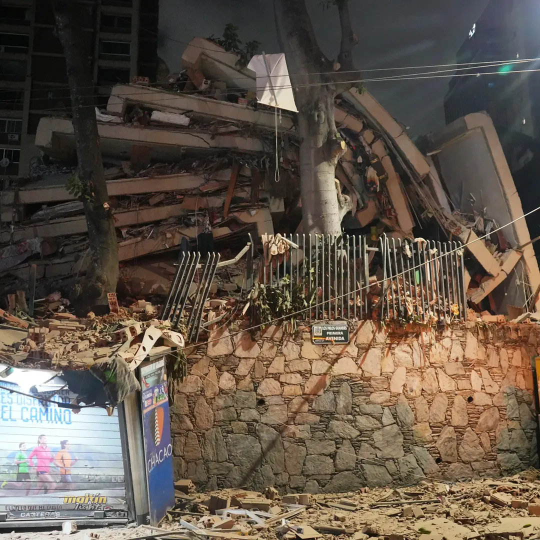 Doble terremoto en Venezuela. Foto: AP