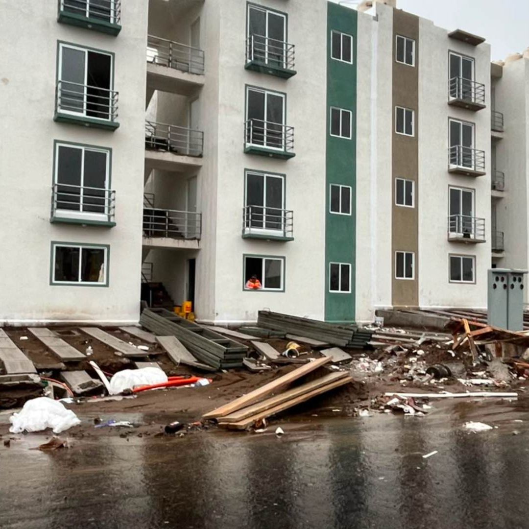 Lluvia afecta infraestructura de viviendas de interés social en la zona norte de Veracruz