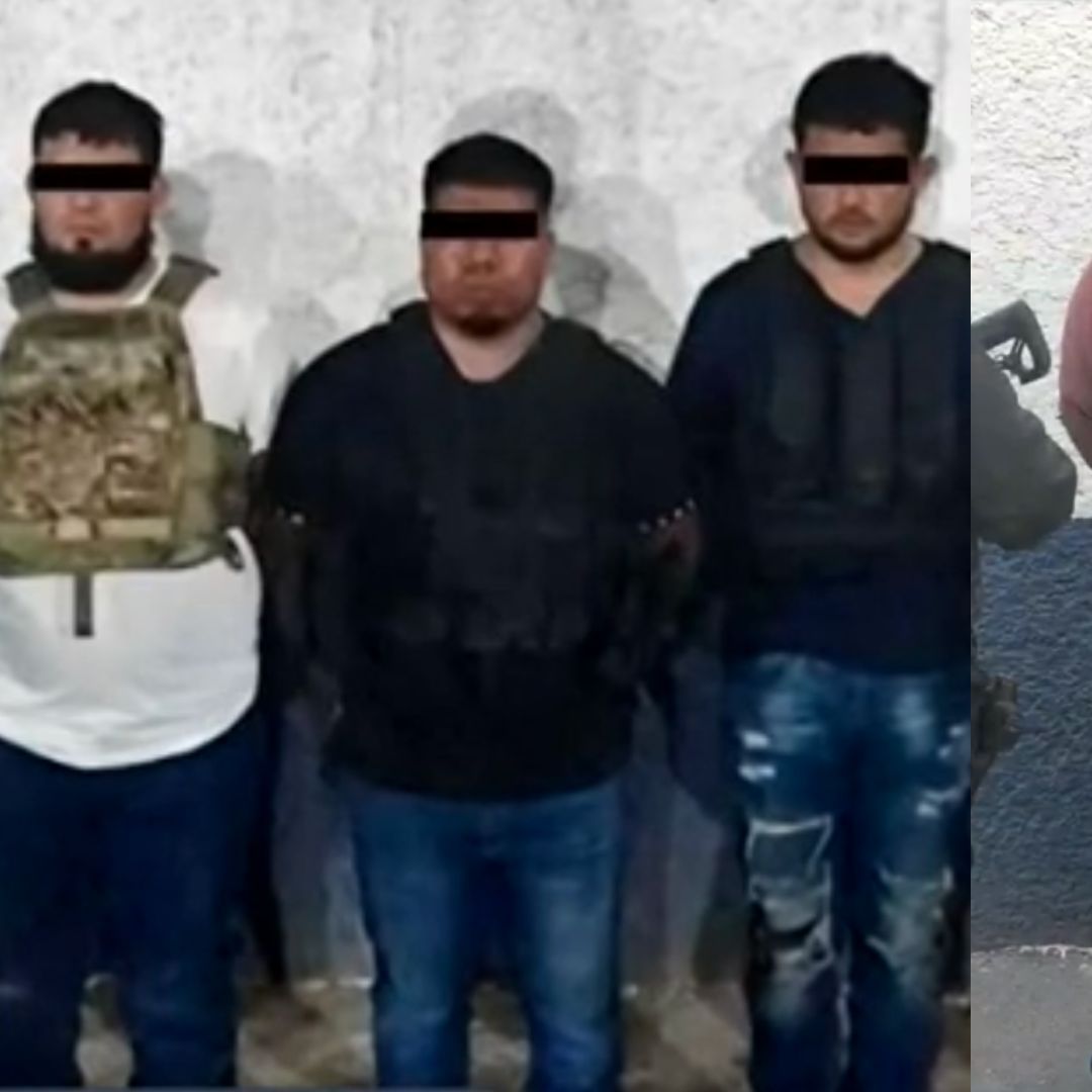 Hombres detenidos en Sabinas Hidalgo y Parás Nuevo León