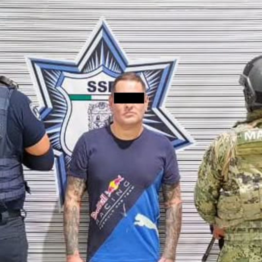Gerardo 'N' alias 'El Big Boss' narcomenudista detenido en Puebla.