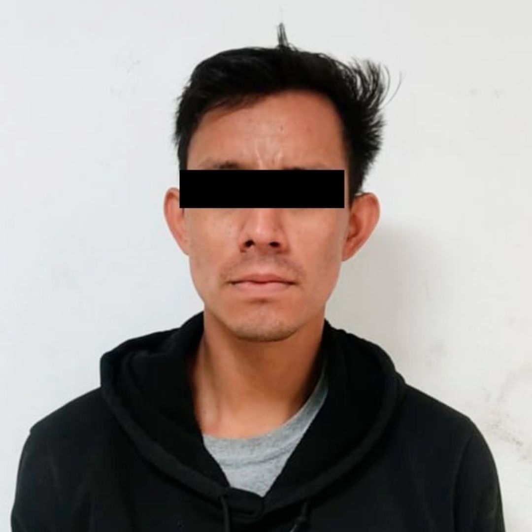 Jorge 'N' detenido tras persecución en Puebla.