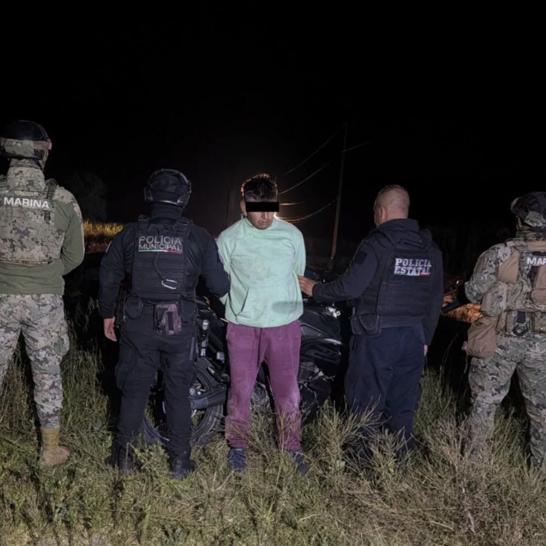 Detenido Mateo N por Robo de Motocicleta en Concepción Capulac Amozoc Puebla