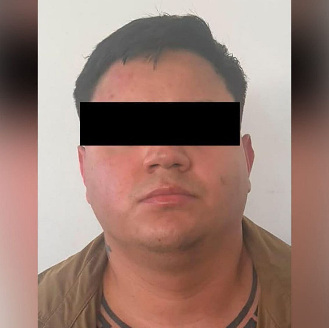 Víctor Alfonso “N”, integrante de “Los Rusos” detenido en Mexicali. Foto: X @OHarfuch