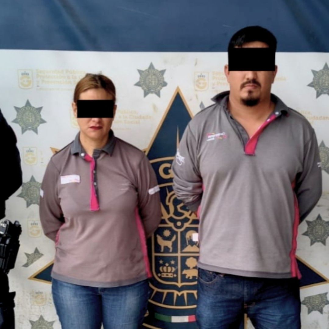 Pareja detenida