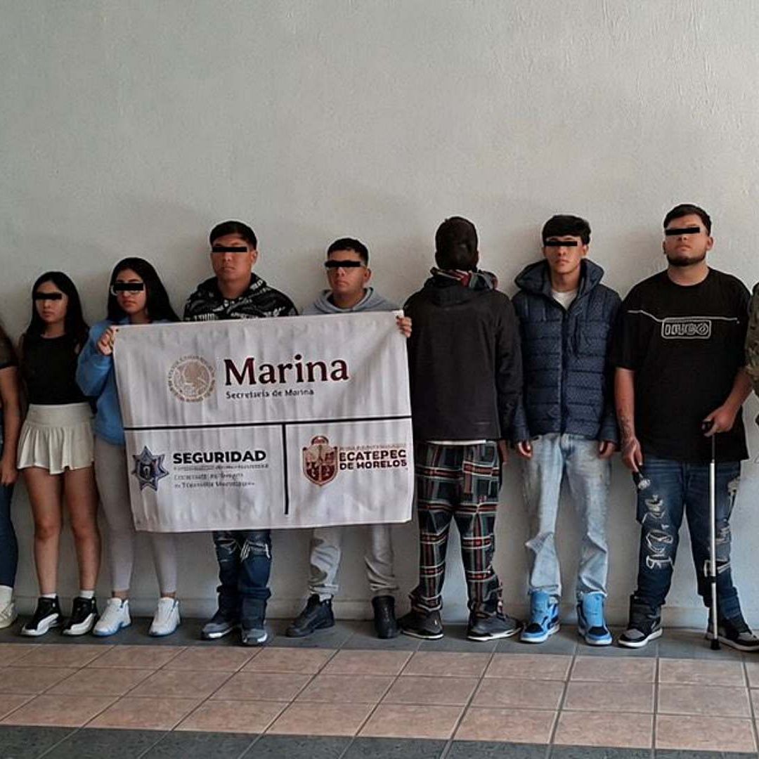 Detenidos por posesión de armas de fuego en Ecatepec.