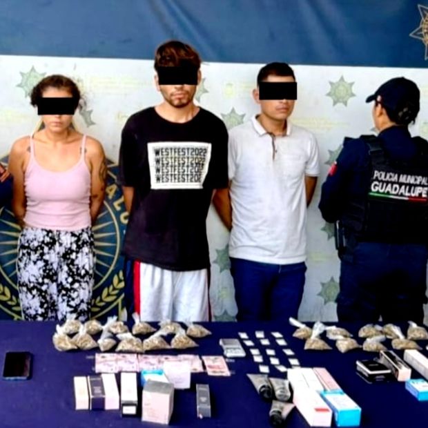 Detenidos por robos en Guadalupe