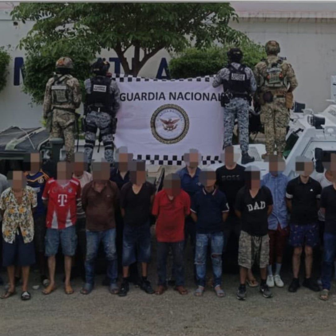 Detenidos operativo de seguridad en zona rural de Mazatlan, Sinaloa