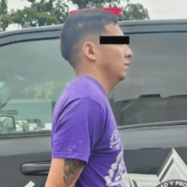 Detienen a hombre por portar droga