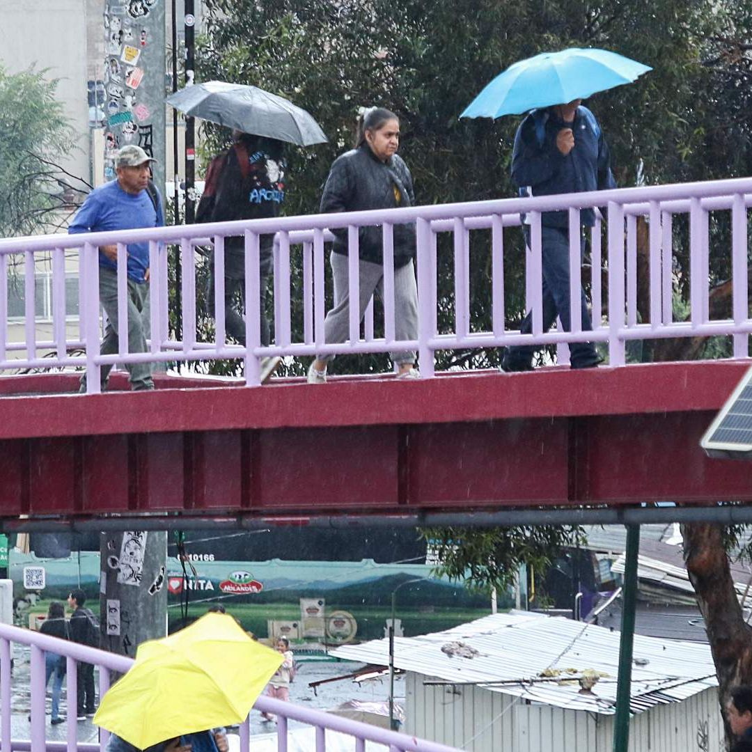 Lluvia en La Raza, Ciudad de México (CDMX), el 13 de julio de 2026. Foto: Cuartoscuro | Archivo