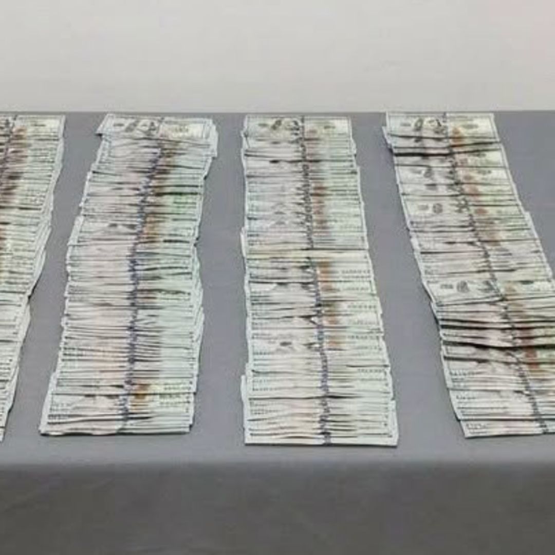 Hombre no pudo acreditar el origen de los 80 mil dólares