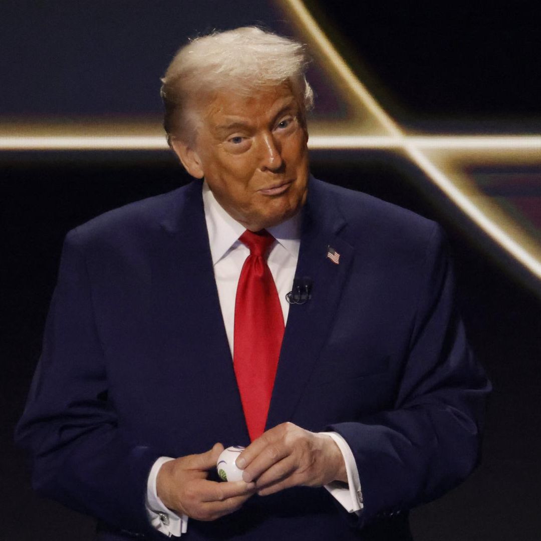 Donald Trump en el sorteo del Mundial 2026