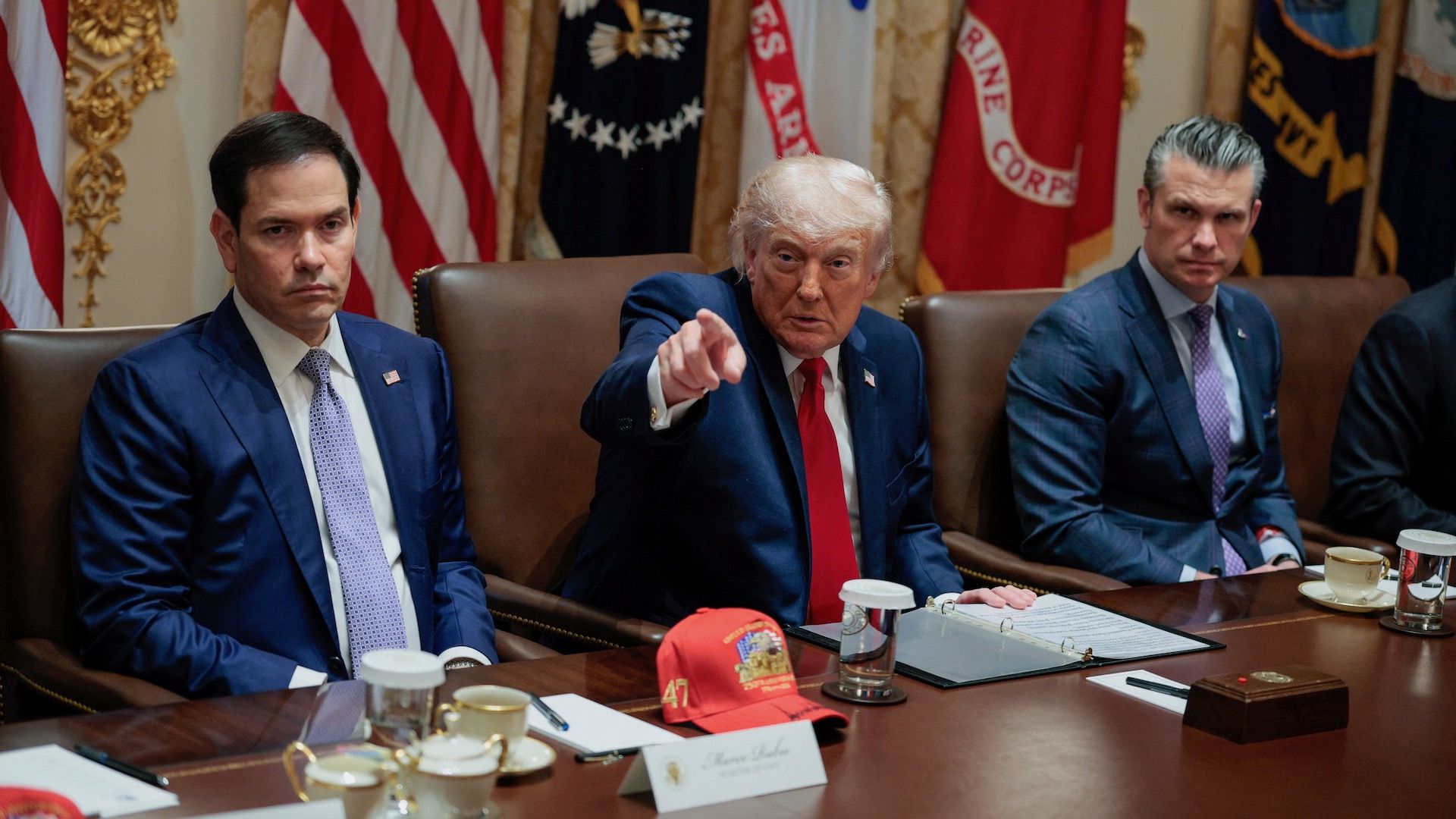 Donald Trump y su gabinete