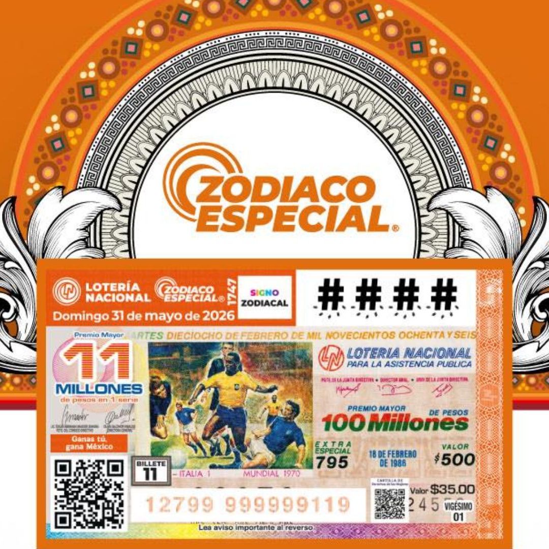 Checa Dónde Cayó Premio Mayor de la Lotería Nacional por Sorteo Zodiaco Especial 1747