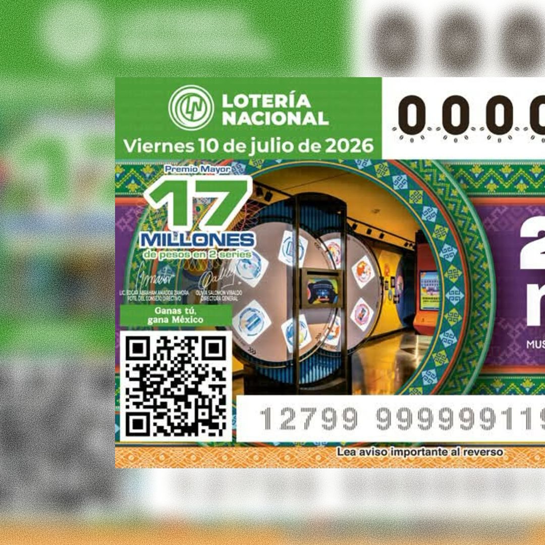 ganador del premio mayor del Sorteo Superior 2890 de la Lotería Nacional