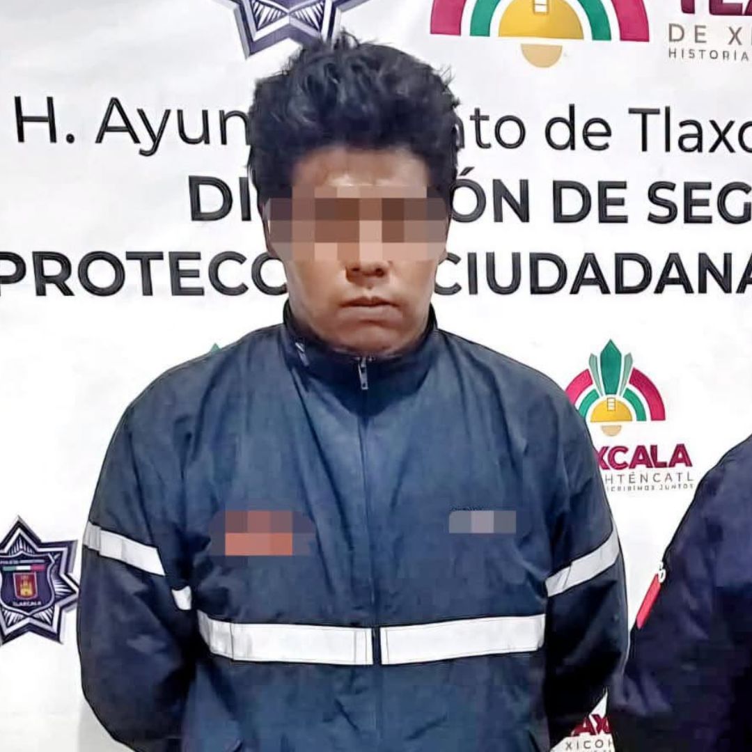Motocicleta Robada Asegurada Dos Detenidos Colonia Tlacomulco Tlaxcala
