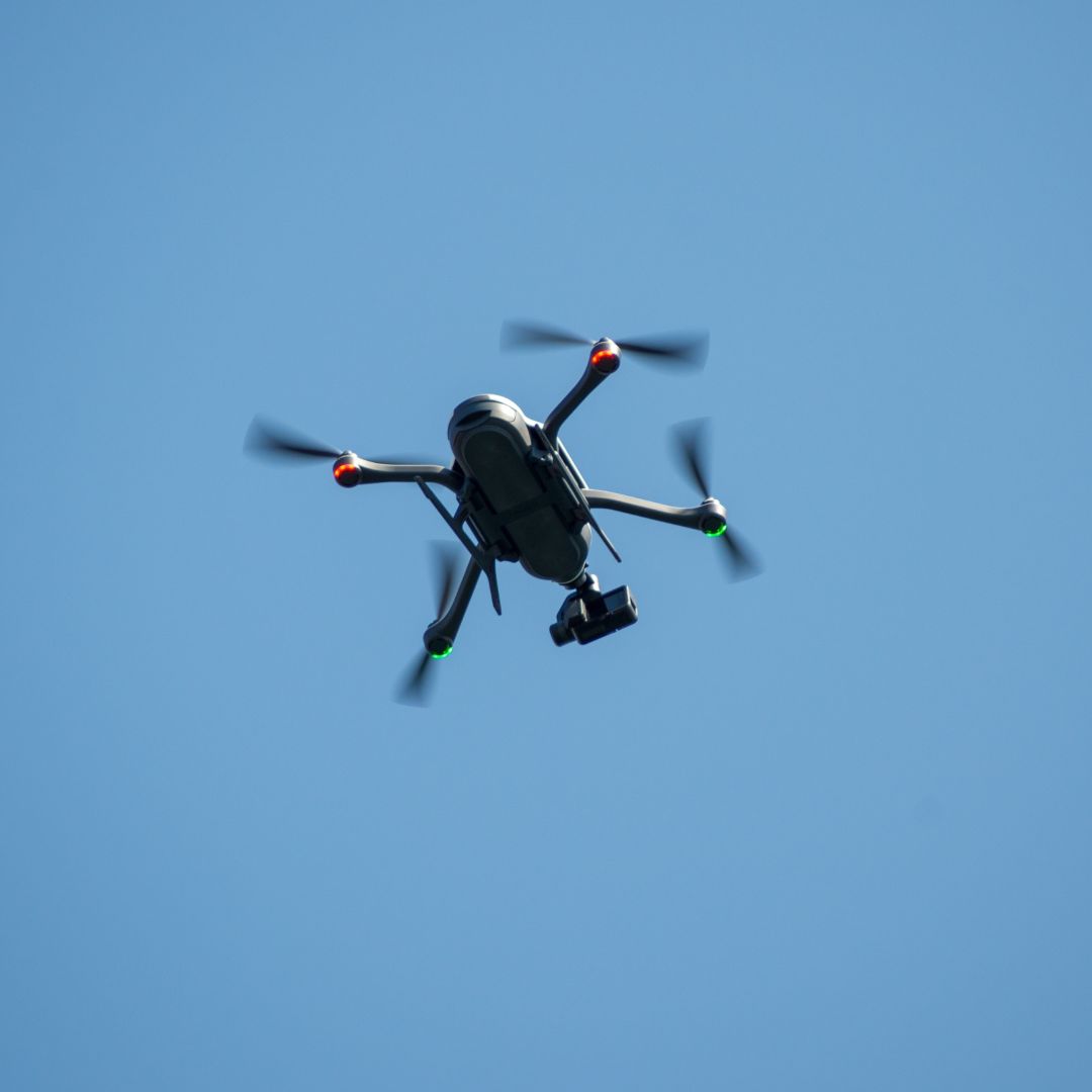 Dron durante un vuelo.