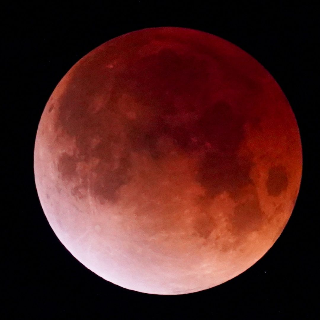 Eclipse lunar desde Mexicali
